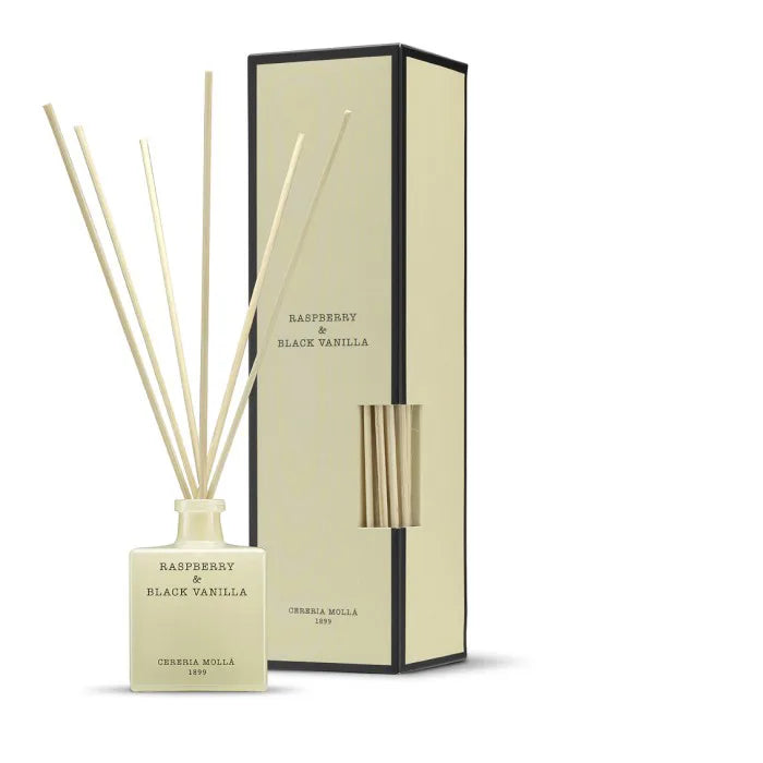 CERERIA MOLLA Dyfuzor Premium  Reed 100ml. Raspberry and Blac