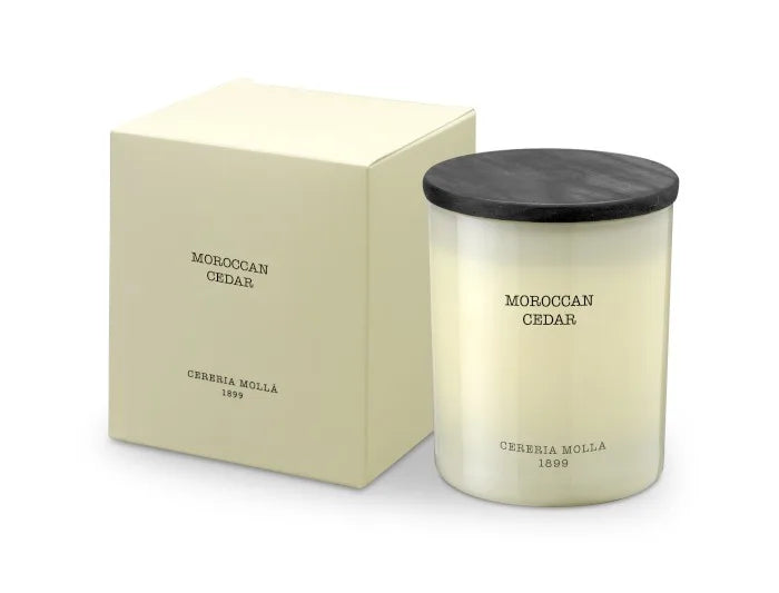 CERERIA MOLLA Świeca Premium 230gr. Moroccan Cedar