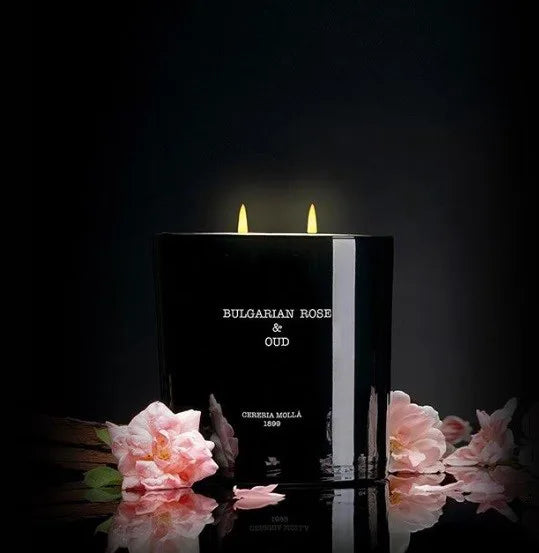 CERERIA MOLLA Świeca XL 600gr. Bulgarian Rose and Oud
