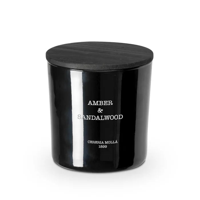 CERERIA MOLLA Świeca XL 600gr. Amber and Sandalwood