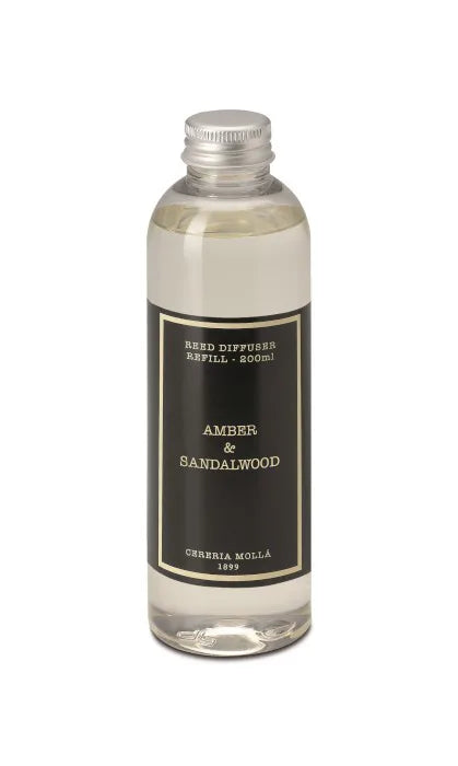 CERERIA MOLLA Zapas do dyfuzora 200ml. Amber and Sandalwood