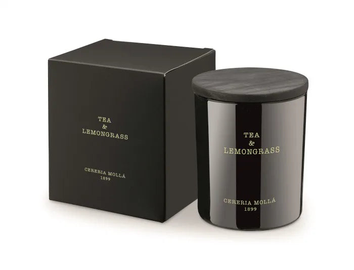 CERERIA MOLLA Świeca Premium 230gr. Tea and Lemongrass