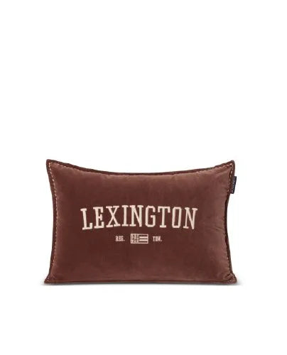 Poduszka Logo Message Lexington 60x40 Brązowa