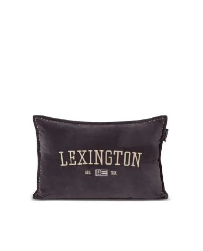 Poduszka Logo Message Lexington 60x40 Ciemnoszara