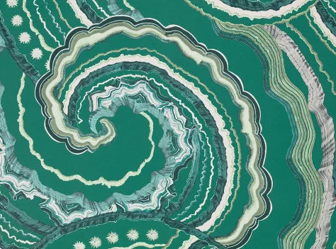 Fantasia Wallcovering Malachite Temperley London x Romo