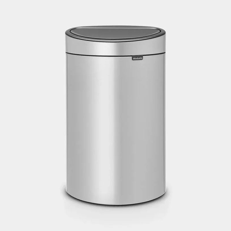Kosz Touch Bin New Brabantia 40l metallic grey