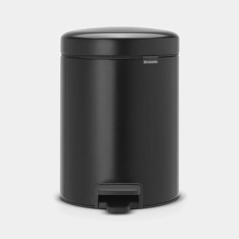 Kosz Pedałowy Newicon Brabantia 5l czarny mat