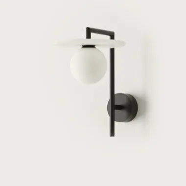 Lampa ścienna / kinkiet Miro Aromas czarna
