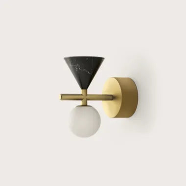 Lampa ścienna / kinkiet Oneta Aromas czarny marmur