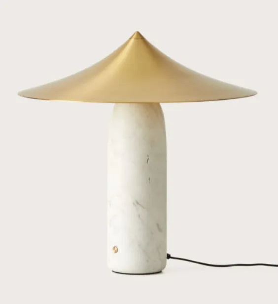 Lampa stołowa Kine Aromas biały marmur