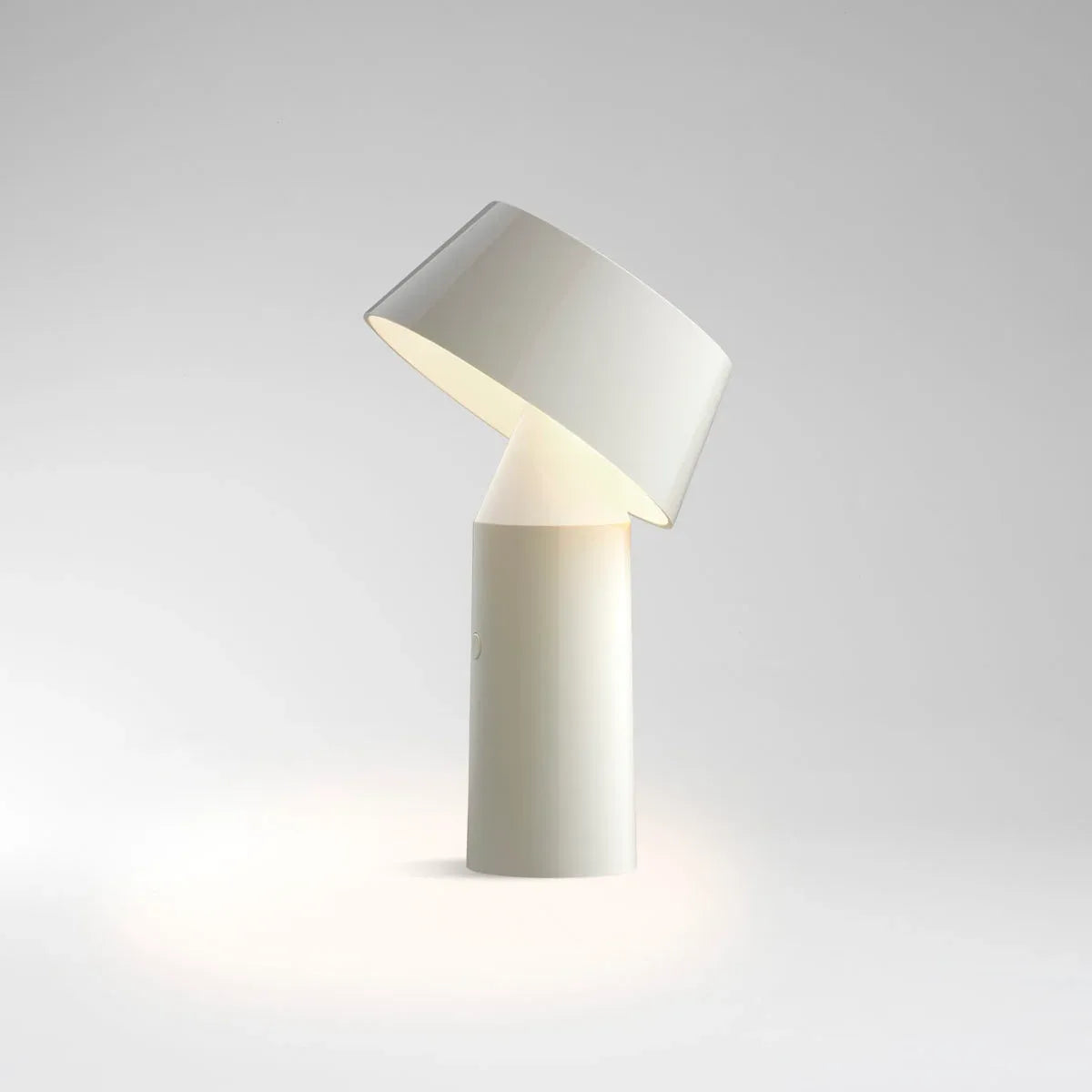 Bicoca lampa stołowa Marset szara biel