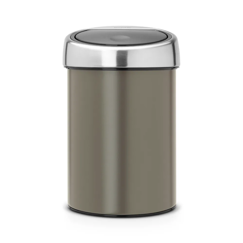 Kosz Touch Bin, 3 l -Platinum - wiaderko plastikowe