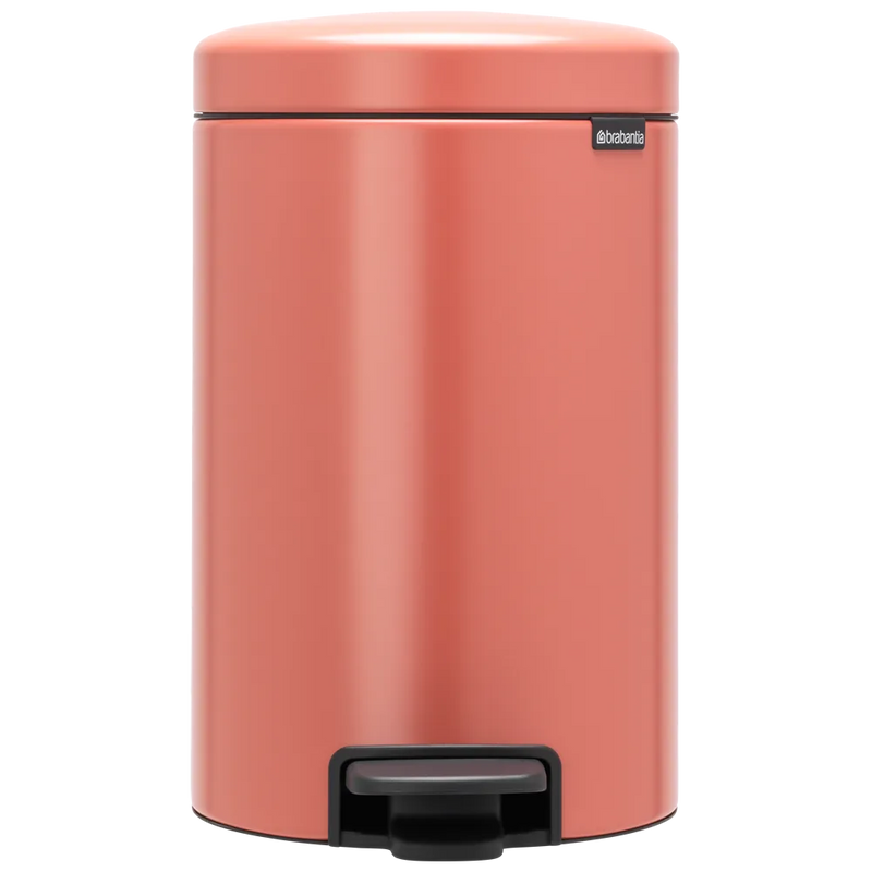 Kosz pedałowy Newicon- Terracotta Pink - 12L - wiaderko plastikowe