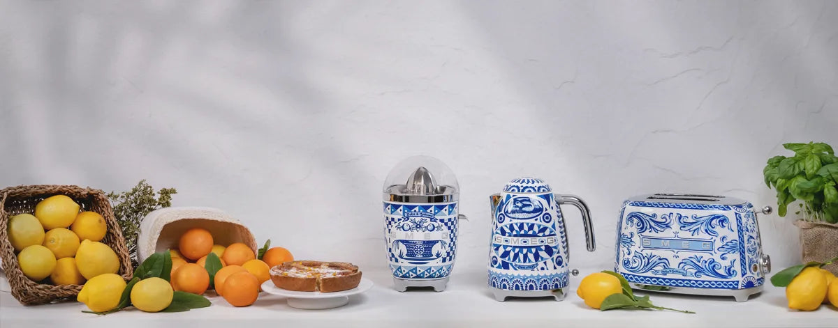 Toster na 2 kromki Blu Mediterraneo Smeg & Dolce&Gabbana
