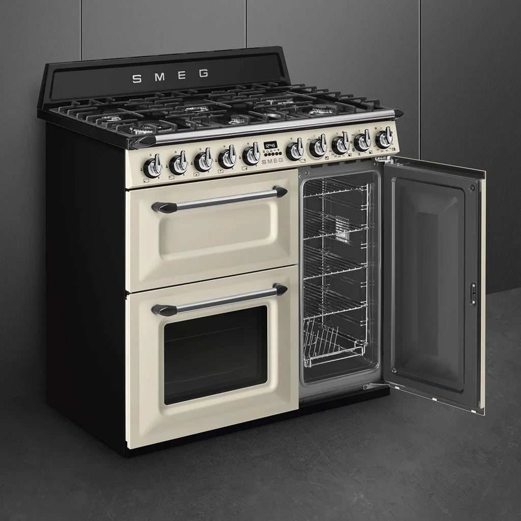 Kuchnia wolnostojąca z płytą gazową Smeg TR93P Victoria 90x60 cm