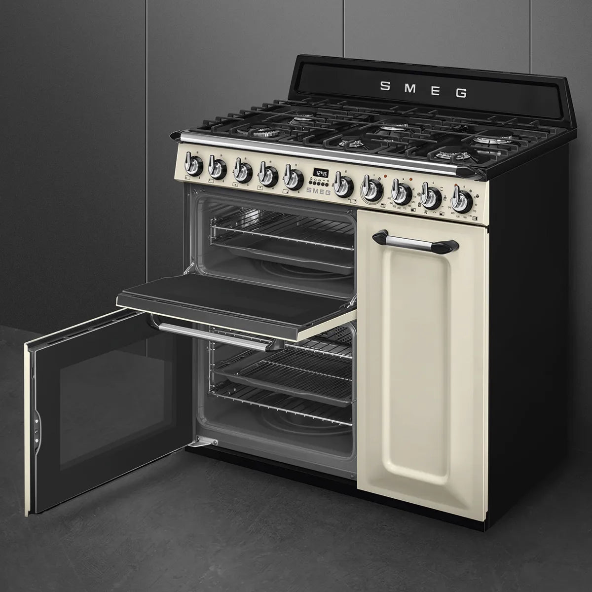 Kuchnia wolnostojąca z płytą gazową Smeg TR93P Victoria 90x60 cm