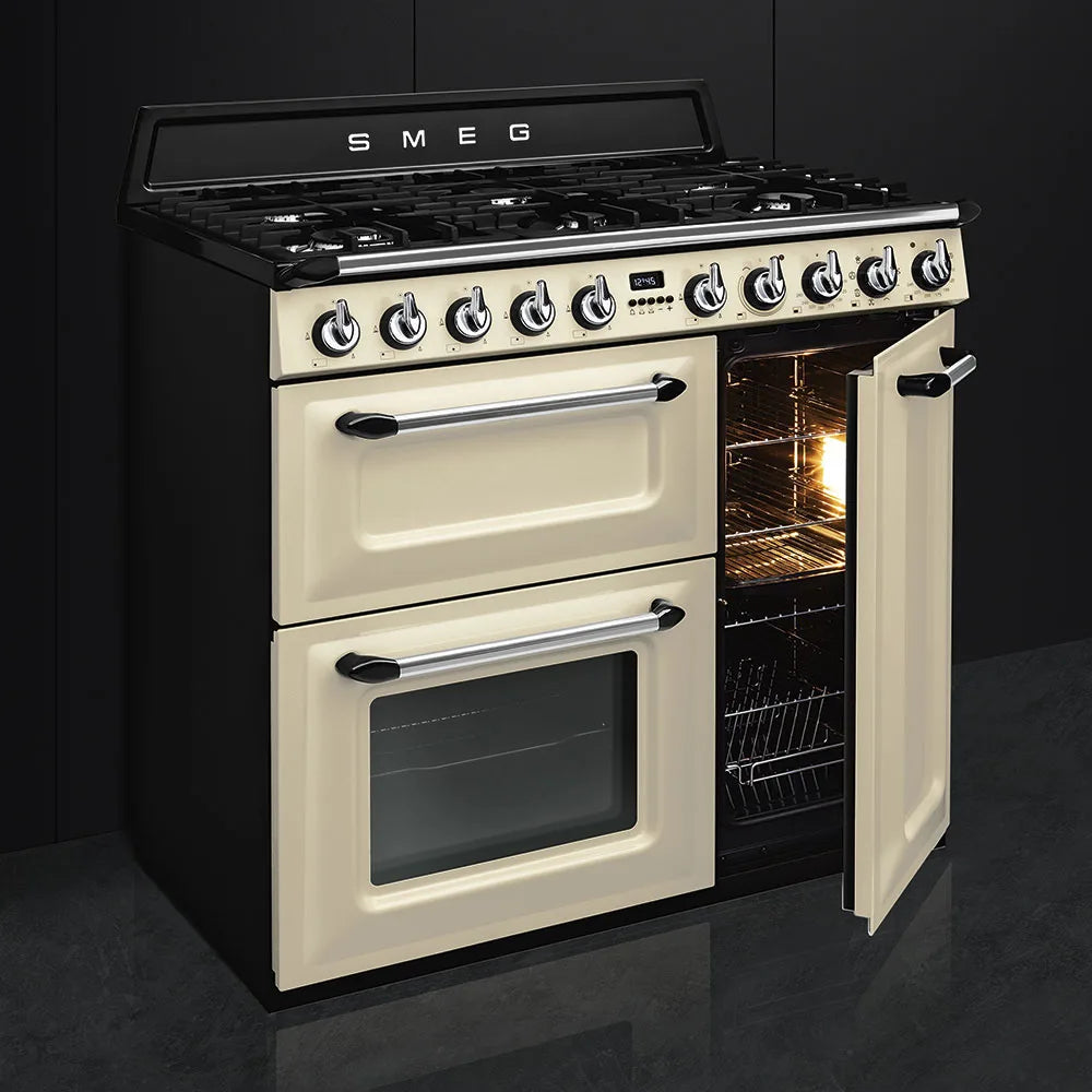 Kuchnia wolnostojąca z płytą gazową Smeg TR93P Victoria 90x60 cm