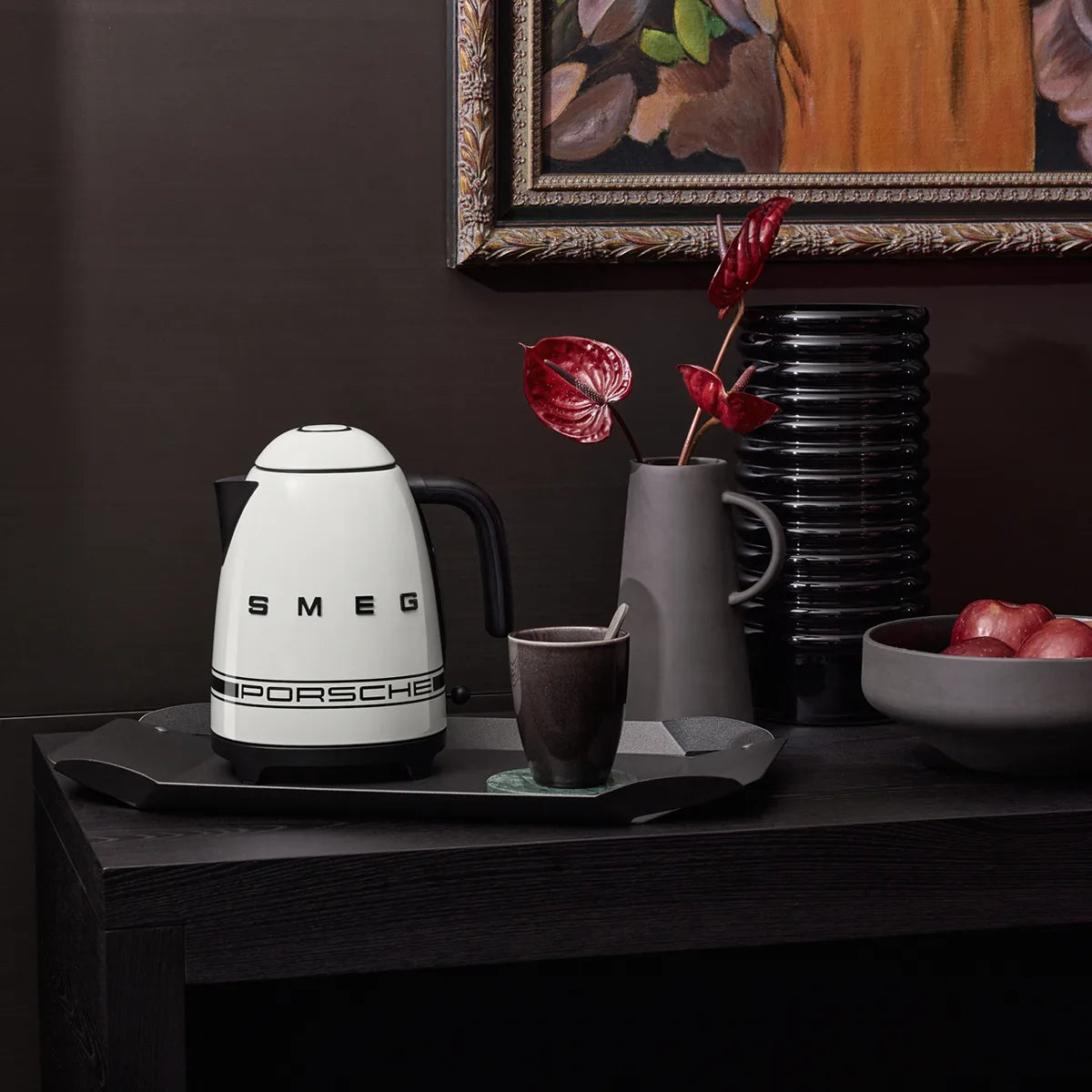 Czajnik KLF03 | Carrara White Porsche x SMEG