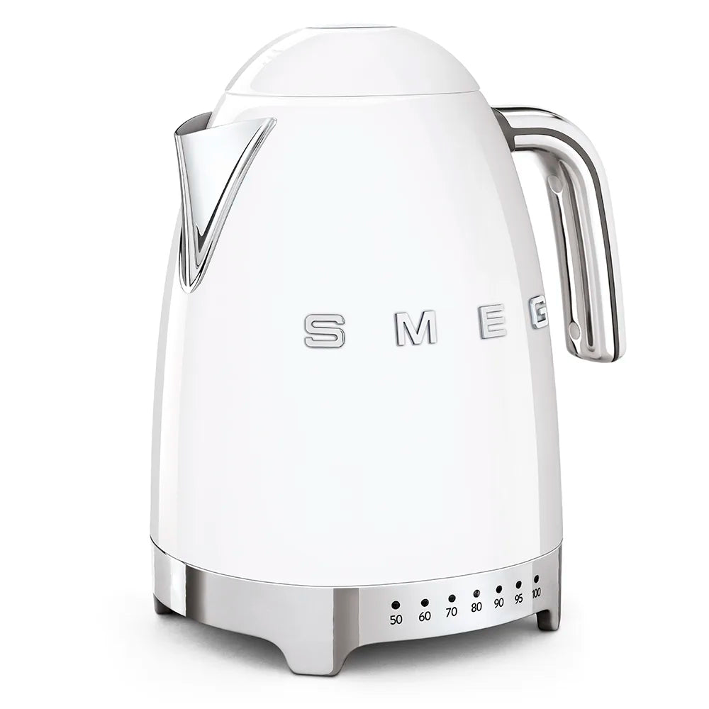 Czajnik z regulacją temperatury Smeg KLF04WHEU Biały 50's Style