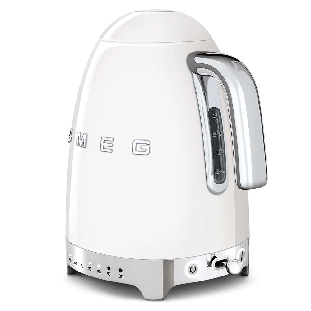Czajnik z regulacją temperatury Smeg KLF04WHEU Biały 50's Style