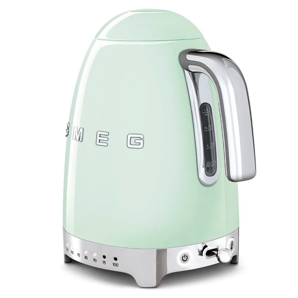 Czajnik z regulacją temperatury Smeg KLF04PGEU Pastelowa zieleń 50's Style