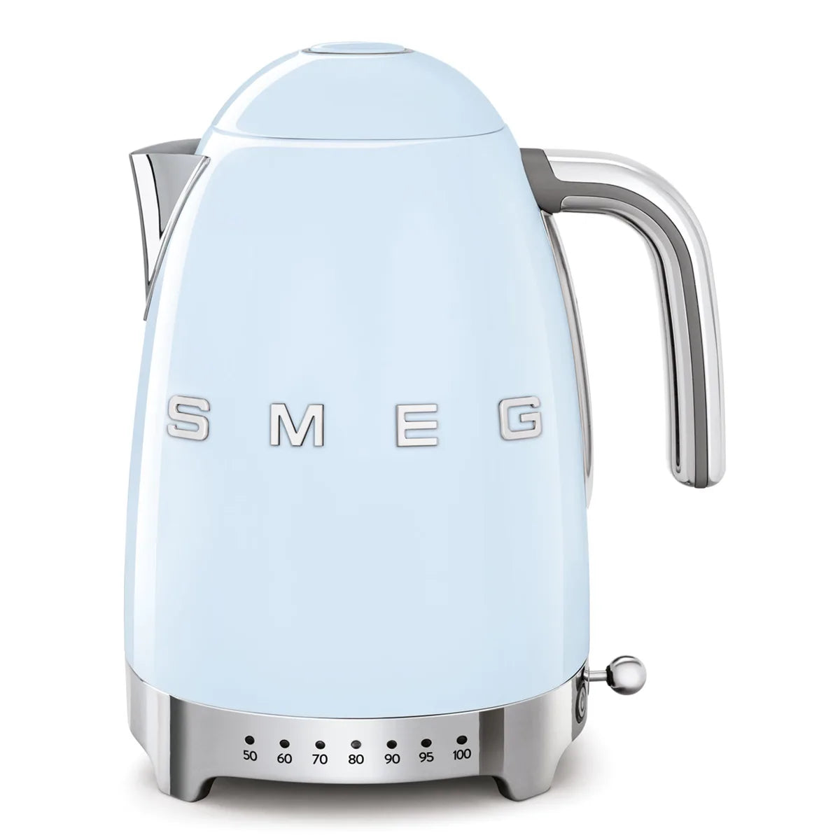 Czajnik z regulacją temperatury Smeg KLF04PBEU Pastelowy błękit 50's Style