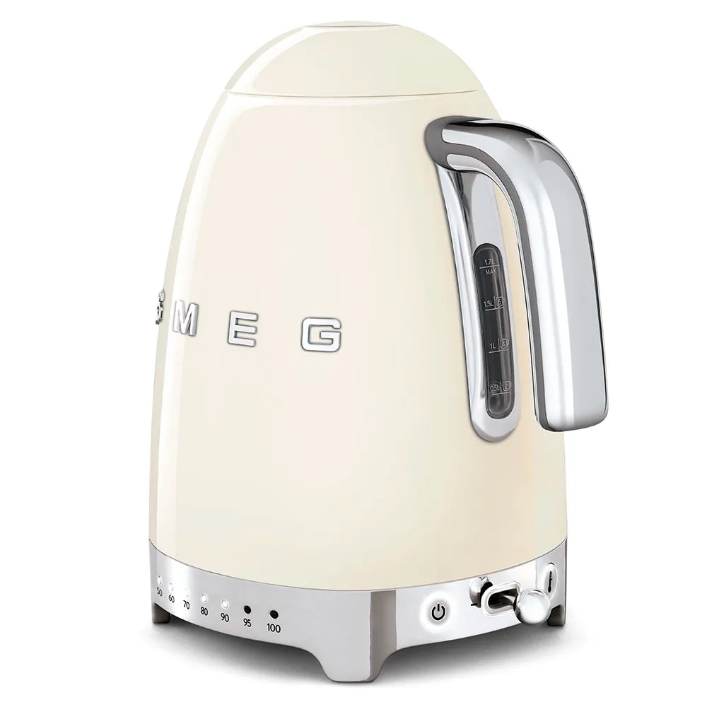 Czajnik z regulacją temperatury Smeg KLF04CREU Kremowy 50's Style