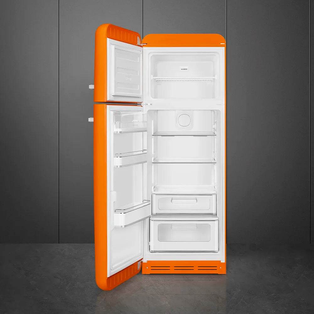 Lodówka wolnostojąca FAB Smeg FAB30LOR6 50's Style Pomarańczowy