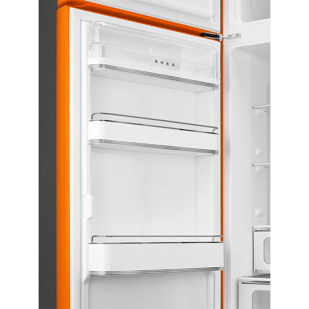 Lodówka wolnostojąca FAB Smeg FAB30LOR6 50's Style Pomarańczowy