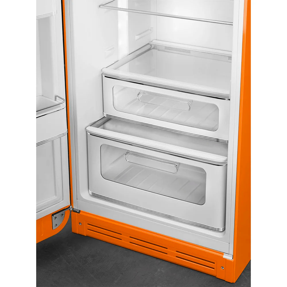 Lodówka wolnostojąca FAB Smeg FAB30LOR6 50's Style Pomarańczowy