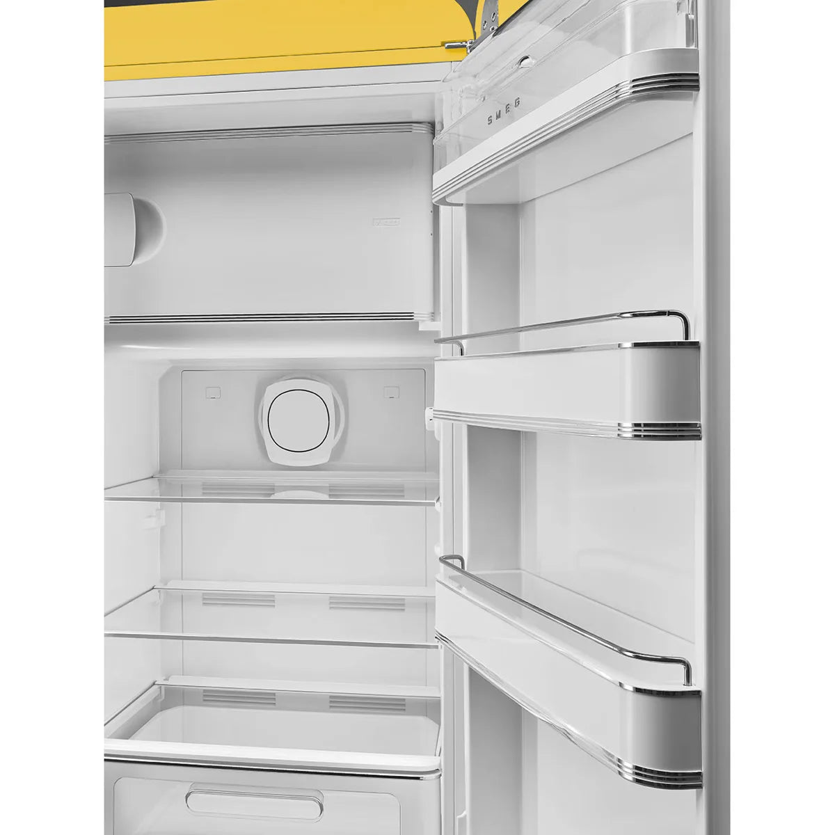 Lodówka wolnostojąca FAB Smeg FAB28RYW6 50's Style Żółty