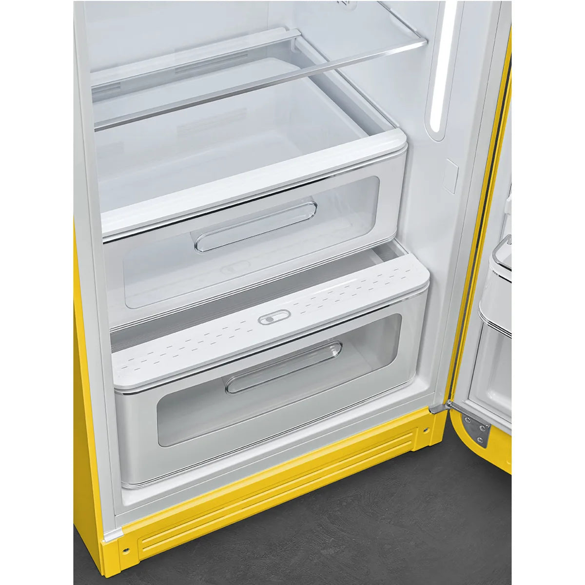 Lodówka wolnostojąca FAB Smeg FAB28RYW6 50's Style Żółty