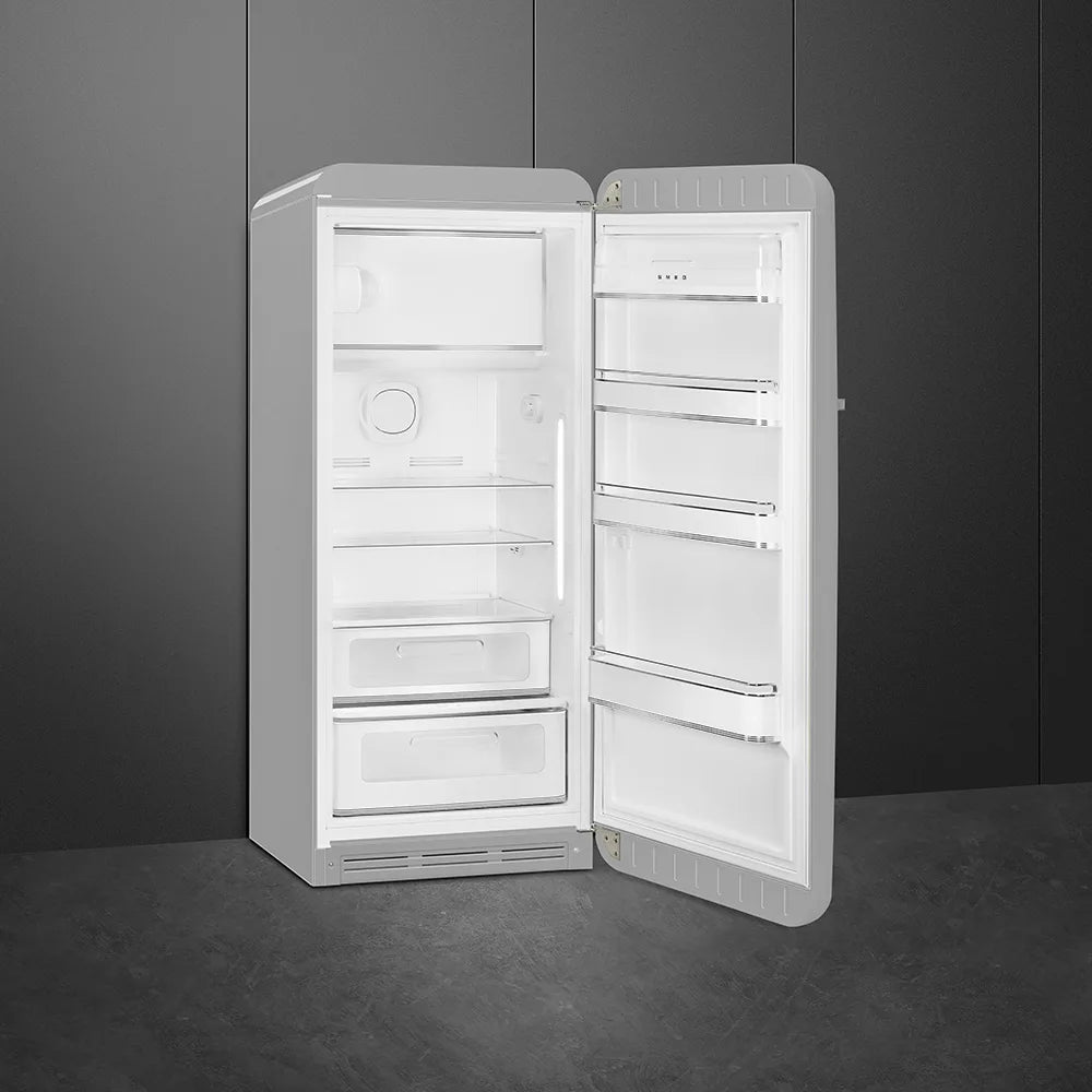 Lodówka wolnostojąca FAB Smeg FAB28RSV6 50's Style Srebrny