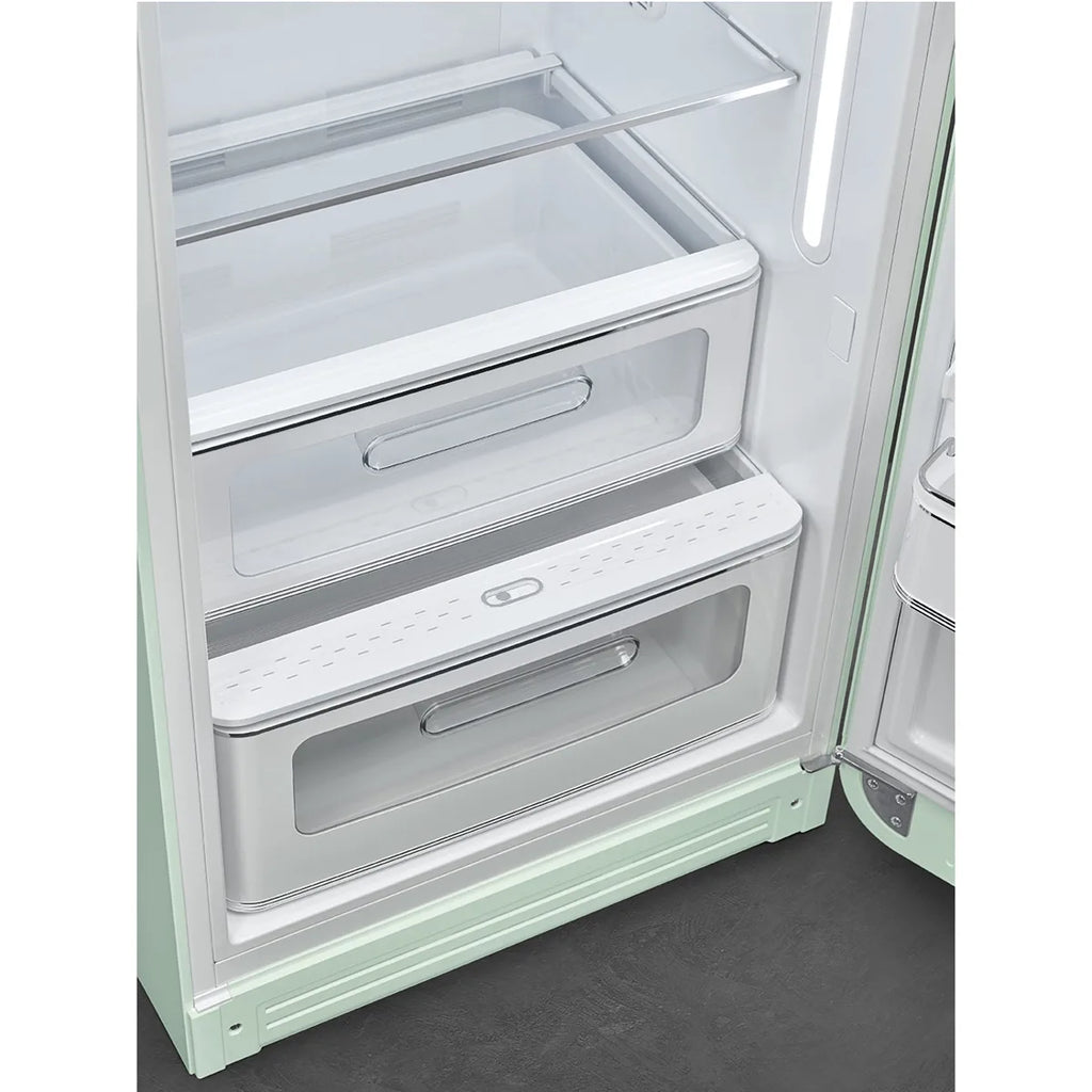 Lodówka wolnostojąca FAB Smeg FAB28RPG6 50's Style Pastelowa zieleń