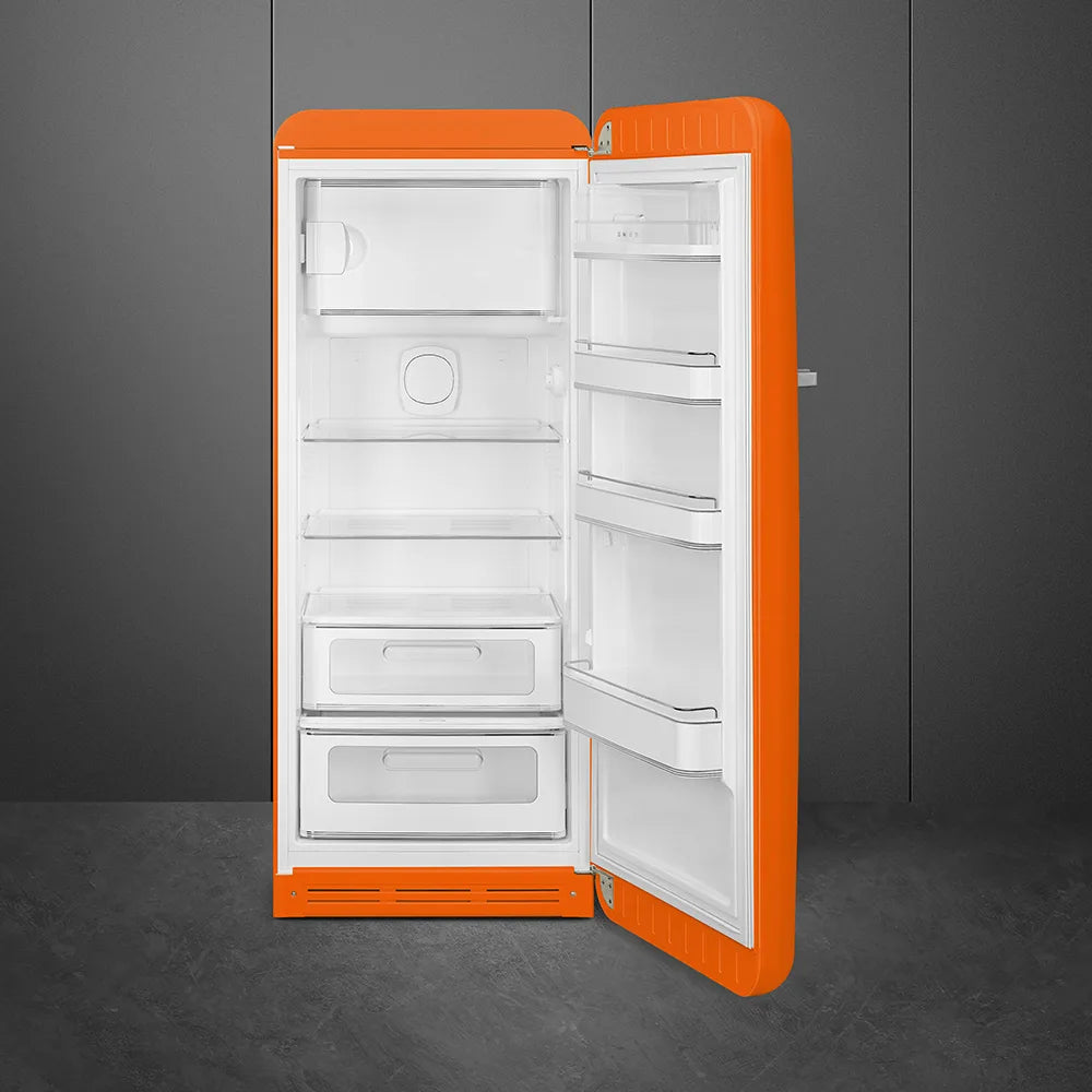 Lodówka wolnostojąca FAB Smeg FAB28ROR6 50's Style Pomarańczowy