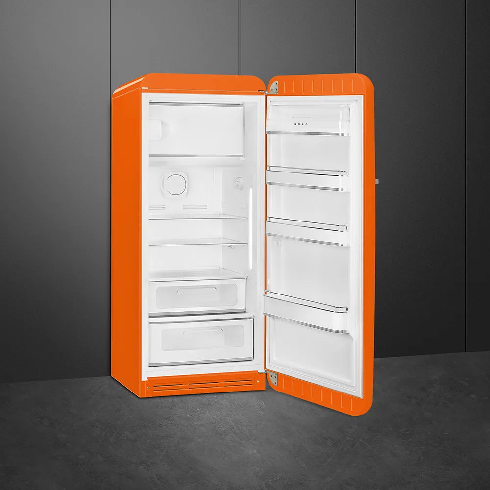 Lodówka wolnostojąca FAB Smeg FAB28ROR6 50's Style Pomarańczowy