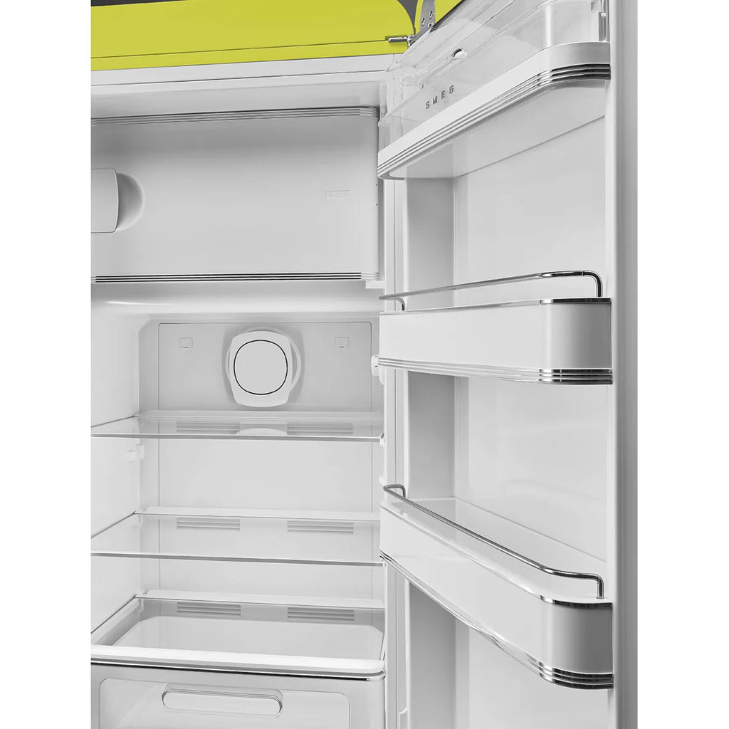 Lodówka wolnostojąca FAB Smeg FAB28RLI6 50's Style Limonkowy
