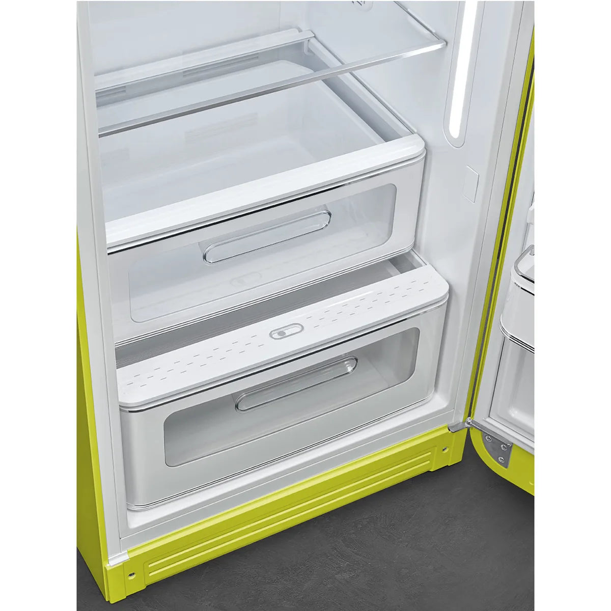 Lodówka wolnostojąca FAB Smeg FAB28RLI6 50's Style Limonkowy