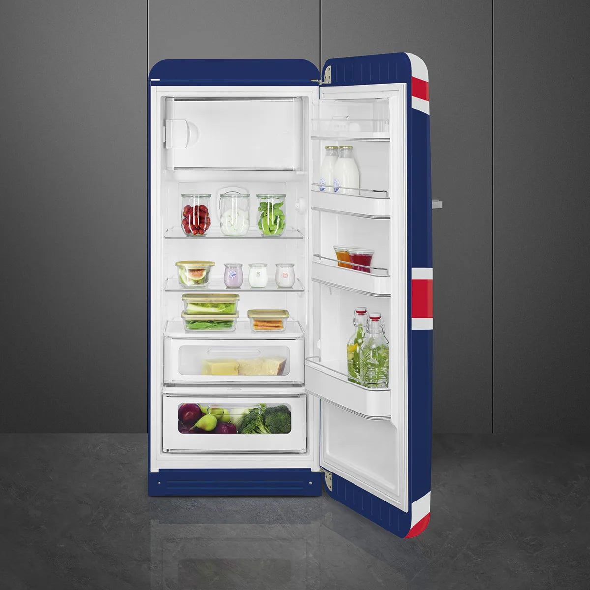 Lodówka wolnostojąca FAB Smeg FAB28RDUJ6 50's Style Edycja specjalna