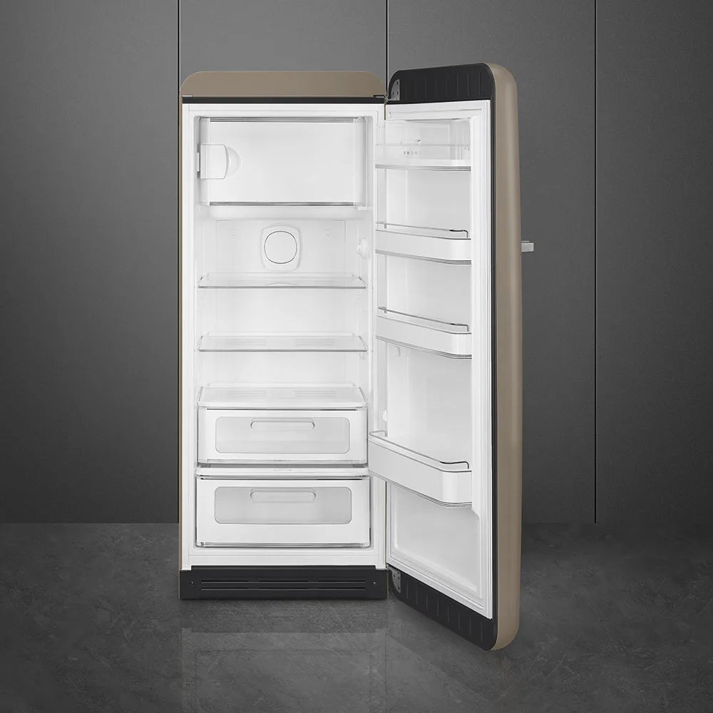 Lodówka wolnostojąca FAB Smeg FAB28RDTP6 50's Style Taupe