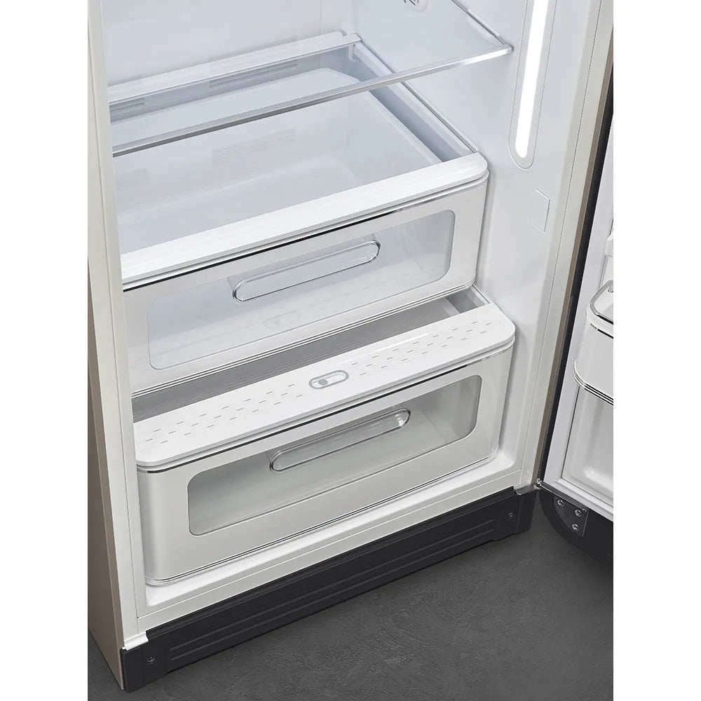 Lodówka wolnostojąca FAB Smeg FAB28RDTP6 50's Style Taupe
