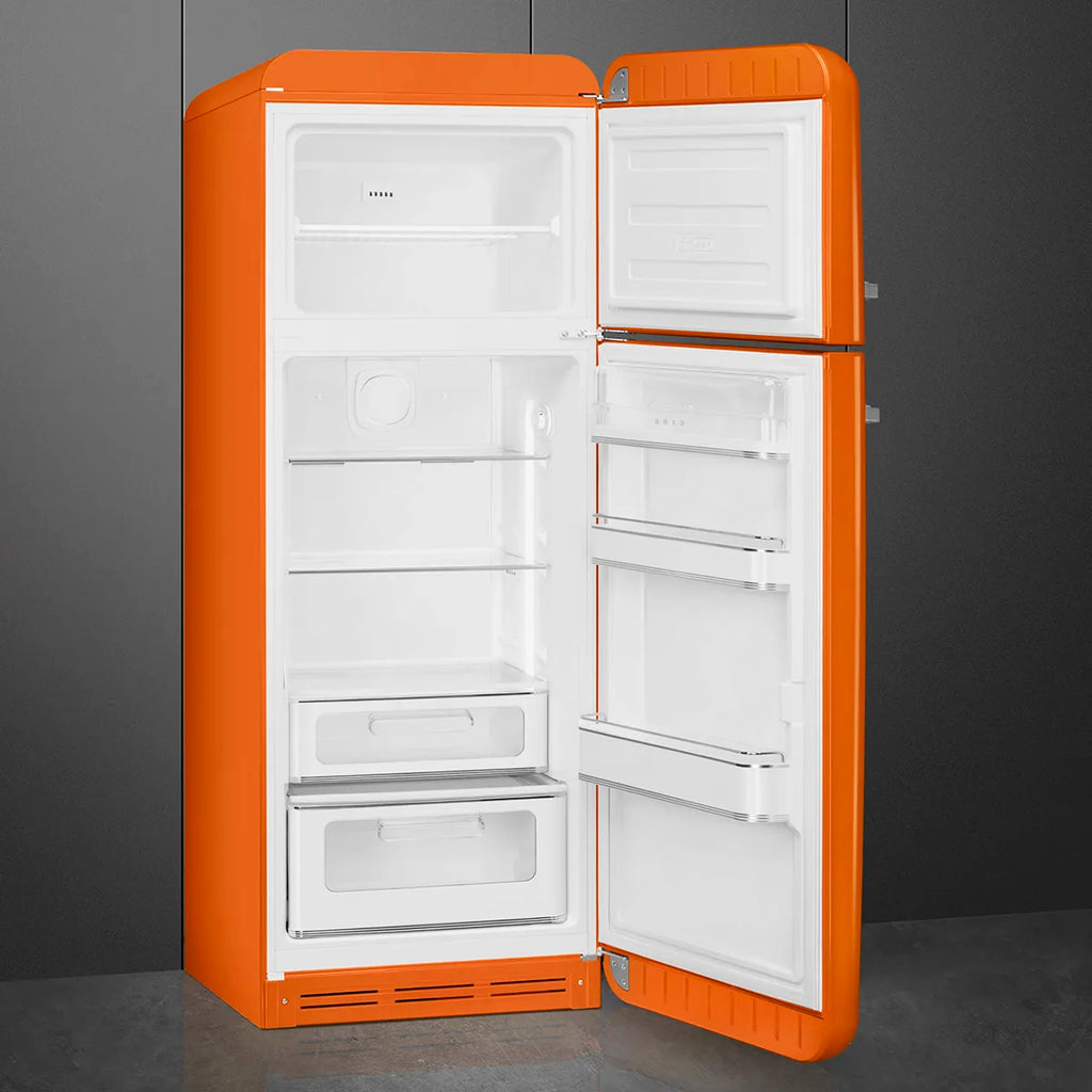 Lodówka wolnostojąca FAB Smeg FAB30ROR6 50's Style Pomarańczowy