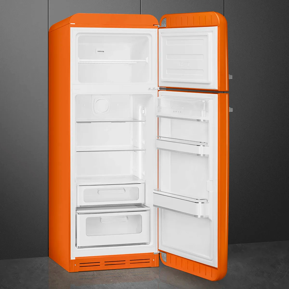 Lodówka wolnostojąca FAB Smeg FAB30ROR6 50's Style Pomarańczowy
