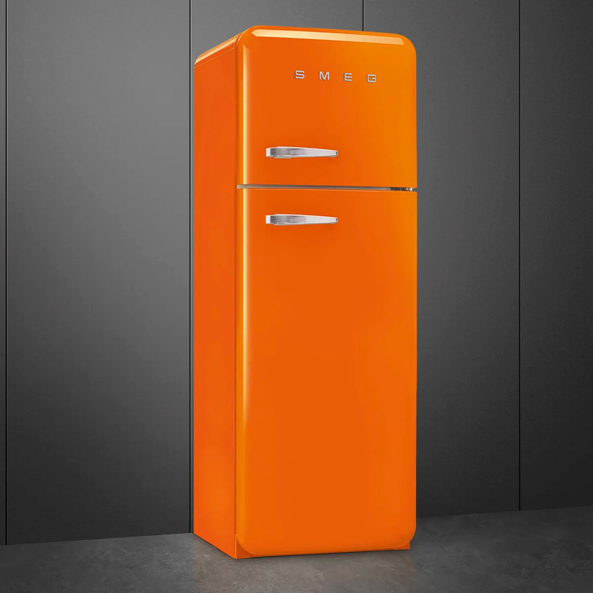 Lodówka wolnostojąca FAB Smeg FAB30ROR6 50's Style Pomarańczowy