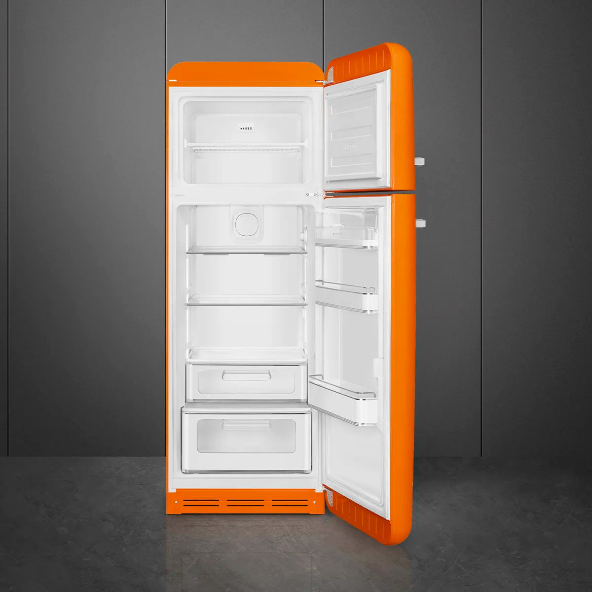 Lodówka wolnostojąca FAB Smeg FAB30ROR6 50's Style Pomarańczowy