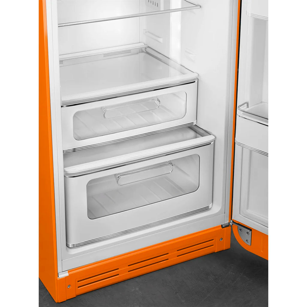 Lodówka wolnostojąca FAB Smeg FAB30ROR6 50's Style Pomarańczowy