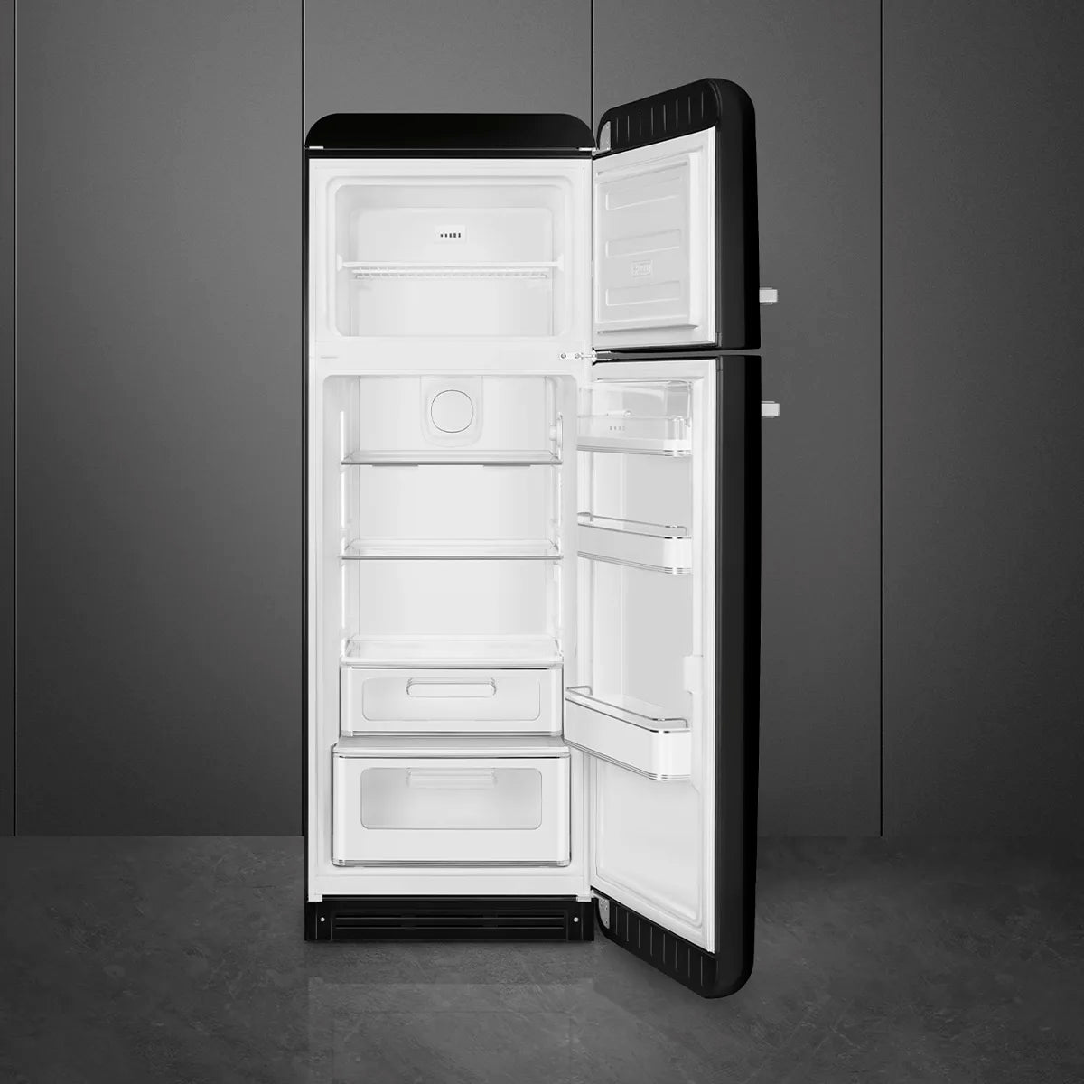 Lodówka wolnostojąca FAB Smeg FAB30RBL6 50's Style Czarny