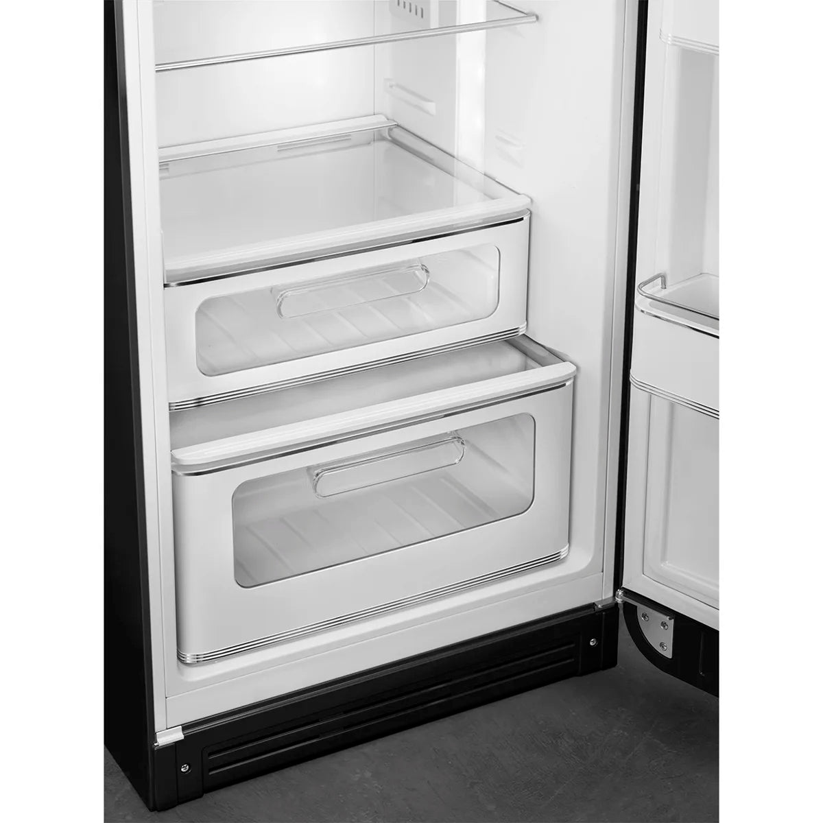 Lodówka wolnostojąca FAB Smeg FAB30RBL6 50's Style Czarny