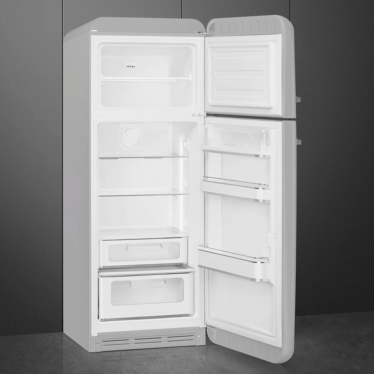 Lodówka wolnostojąca FAB Smeg FAB30RSV6 50's Style Srebrny