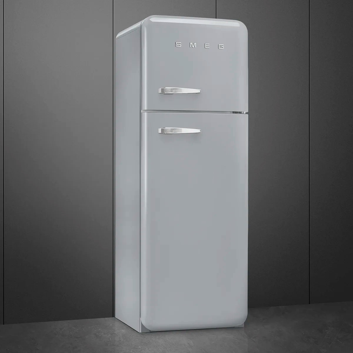 Lodówka wolnostojąca FAB Smeg FAB30RSV6 50's Style Srebrny